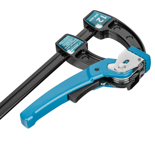 Струбцина реечная быстрозажимная 12, металлический корпус, рычажный храповой механизм, 300 мм Gross купить в Москве с доставкой по всей России | ProtosMarket.ru