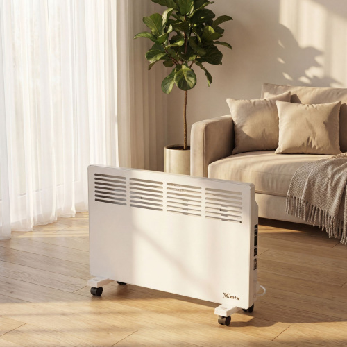 Конвектор электрический КМ-2000.2, 230 В, 2000 Вт, X-образный нагреватель, колеса, термостат MTX по ценам производителя в Санкт-Петербурге с доставкой по всей России