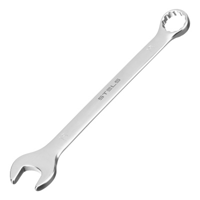 Набор ключей комбинированных, 8-19 мм, 8 шт, CrV, матовый хром Stels купить в Москве с доставкой по всей России | ProtosMarket.ru