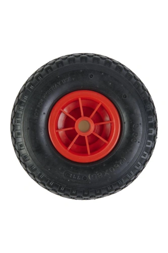 Колесо пневматическое резиновое 260 мм PR1805-2 (красное) по ценам производителя в Санкт-Петербурге с доставкой по всей России