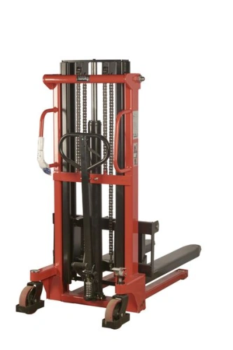 Штабелер гидравлический 1,0 т 2,0 м TOR CTY-EH с раздвижными вилами по ценам производителя в Санкт-Петербурге с доставкой по всей России