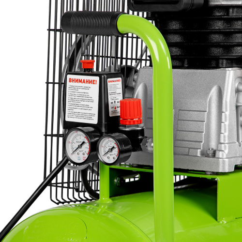 Компрессор воздушный КР-2200/100, 2.2 кВт, 350 л/мин, 100 л, ременной привод, масляный Сибртех по ценам производителя в Санкт-Петербурге с доставкой по всей России