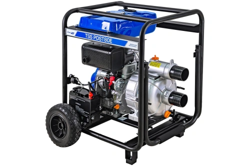 Мотопомпа дизельная TSS PDST80E (с электростартом, АКБ) по ценам производителя в Санкт-Петербурге с доставкой по всей России