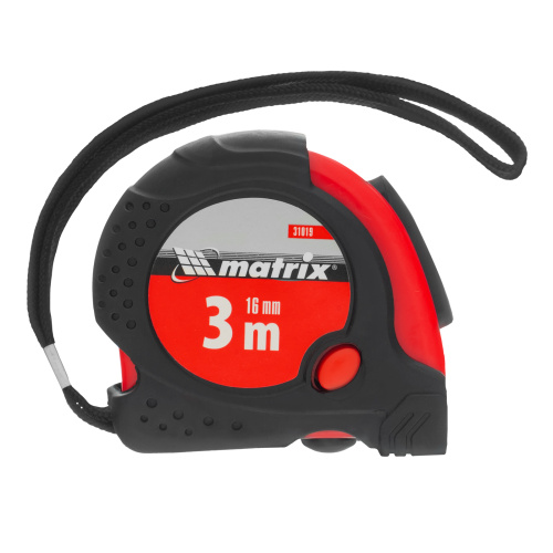 Рулетка Status Magnet fixation,3 м х 16 мм,обрезиненный корпус,зацеп с магнитом Matrix по ценам производителя в Санкт-Петербурге с доставкой по всей России