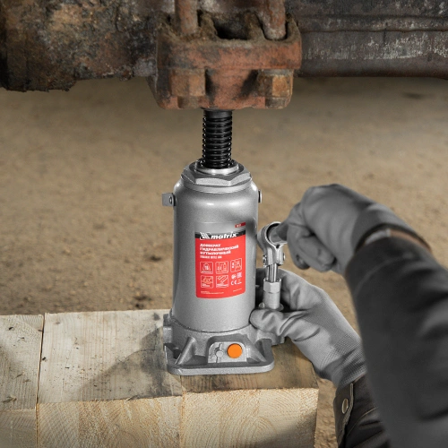 Домкрат гидравлический бутылочный, 16 т, h подъема 230-460 мм Matrix по ценам производителя в Санкт-Петербурге с доставкой по всей России