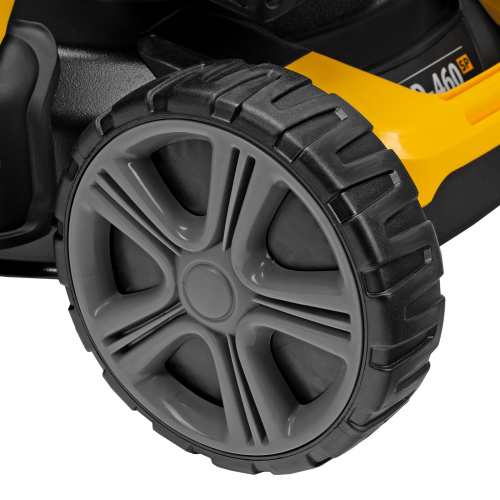 Газонокосилка бензиновая GLD-460SP, 146 куб.см, ширина 46 см, привод 7 уровней, травосборник 50 л Denzel купить в Москве с доставкой по всей России | ProtosMarket.ru