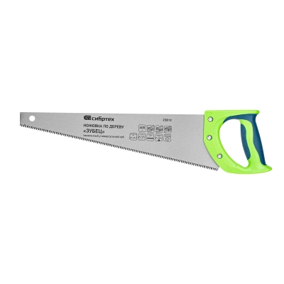 Ножовка по дереву "Зубец", 400 мм, 7-8 TPI, каленый зуб 3D, двухкомпонентная рукоятка Сибртех по ценам производителя в Санкт-Петербурге с доставкой по всей России