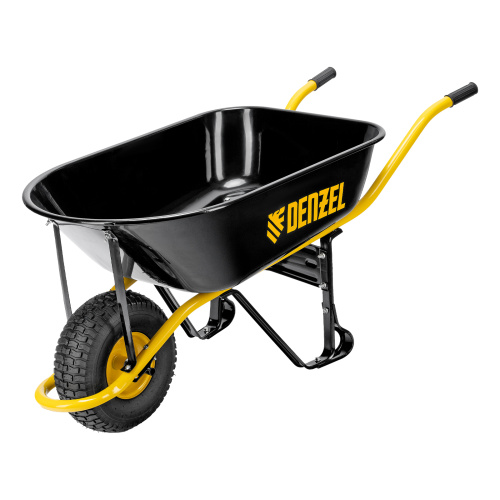 Тачка строительная, усиленная, объем 130 л, 230 кг, колесо 15х6.00-6 Denzel по ценам производителя в Санкт-Петербурге с доставкой по всей России