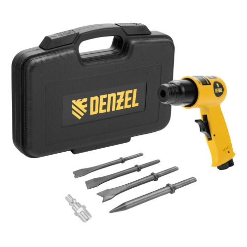 Пневматический молоток НР4500 + набор насадок, 113 л/мин, 4500 уд/мин Denzel по ценам производителя в Санкт-Петербурге с доставкой по всей России