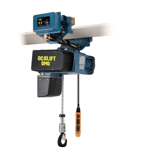Таль электрическая цепная ТЭЦ OCALIFT DMG 2501D 250кг 4,5м 8/2м/мин, передвижная 20 м/мин, 380в по ценам производителя в Санкт-Петербурге с доставкой по всей России