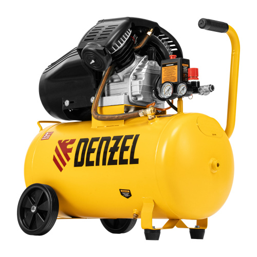 Компрессор воздушный прям. привод DCV1800/50, 1,8 кВт, 50 литров, 320 л/мин Denzel по ценам производителя в Санкт-Петербурге с доставкой по всей России