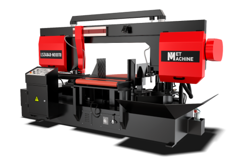 Полуавтоматический ленточнопильный станок с поворотной рамой LSZ4040 по ценам производителя в Санкт-Петербурге с доставкой по всей России