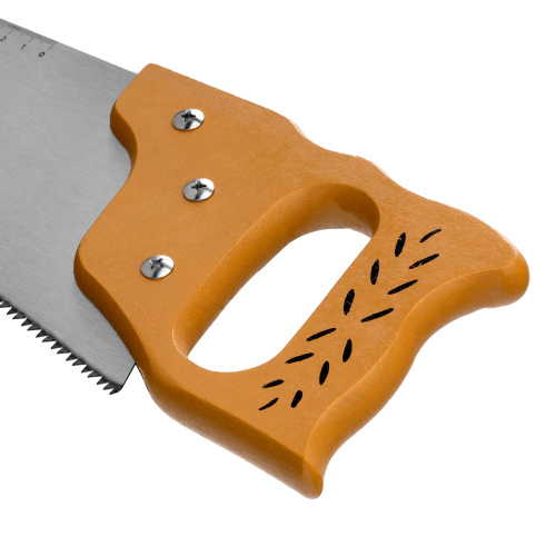 Ножовка по дереву, 500 мм, 7-8 TPI, каленый зуб, линейка, деревянная рукоятка Sparta купить в Москве с доставкой по всей России | ProtosMarket.ru