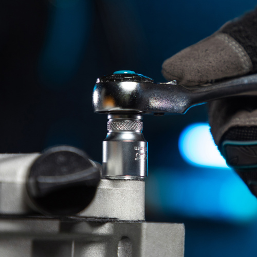 Набор торцевых головок, трещотка 120 зубьев, 1/4", CrV, 12 предметов Gross купить в Москве с доставкой по всей России | ProtosMarket.ru