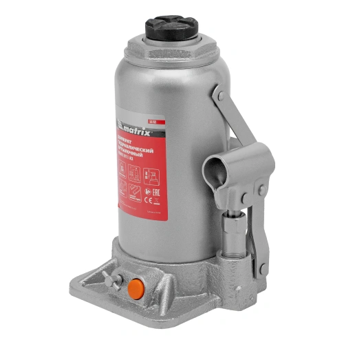 Домкрат гидравлический бутылочный, 16 т, h подъема 230-460 мм Matrix по ценам производителя в Санкт-Петербурге с доставкой по всей России