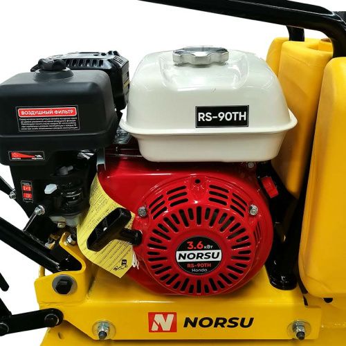 Виброплита бензиновая прямоходная NORSU RF-90TH (колесный комплект, бак для воды) купить в Москве с доставкой по всей России | ProtosMarket.ru