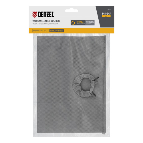 Мешок тканевый многоразовый для пылесоса Denzel SVC15, LVC15 Denzel по ценам производителя в Санкт-Петербурге с доставкой по всей России