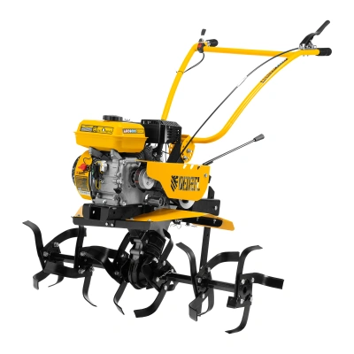 Мотоблок DPT-170SB, 7 л.с., ремен.сцеп, фрез 3х4, ШОМ, без колес, передачи 2В/1Н Denzel по ценам производителя в Санкт-Петербурге с доставкой по всей России