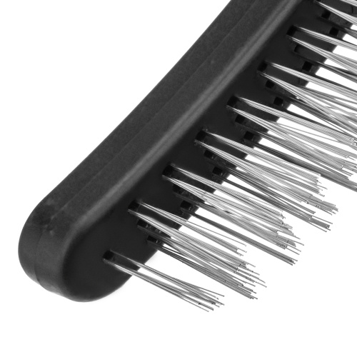 Щетка трехрядная металлическая с пластмассовой ручкой Sparta по ценам производителя в Санкт-Петербурге с доставкой по всей России