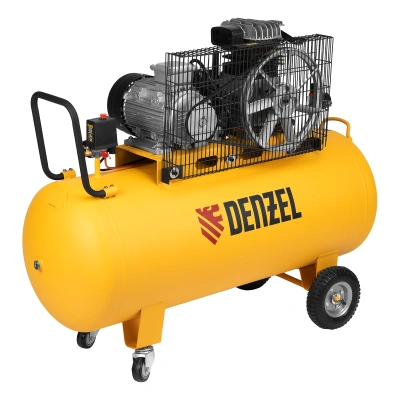 Компрессор воздушный BCI3000-T/200, ременный привод , 3.0 кВт, 200 литров, 530 л/мин Denzel купить в Москве с доставкой по всей России | ProtosMarket.ru