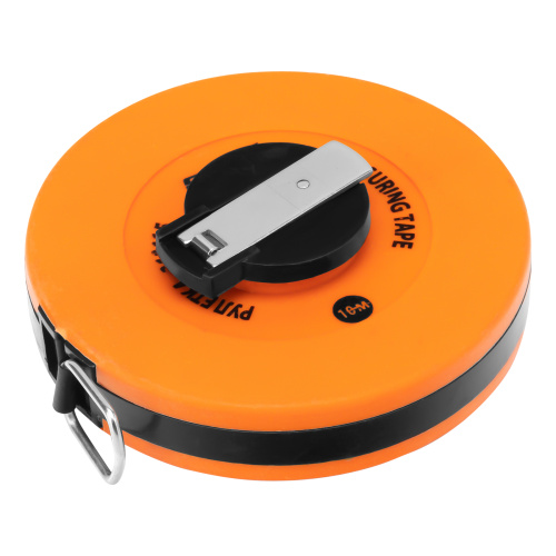 Рулетка геодезическая, 10 м х 12,5 мм, лента ПВХ, закрытый круглый корпус Sparta по ценам производителя в Санкт-Петербурге с доставкой по всей России