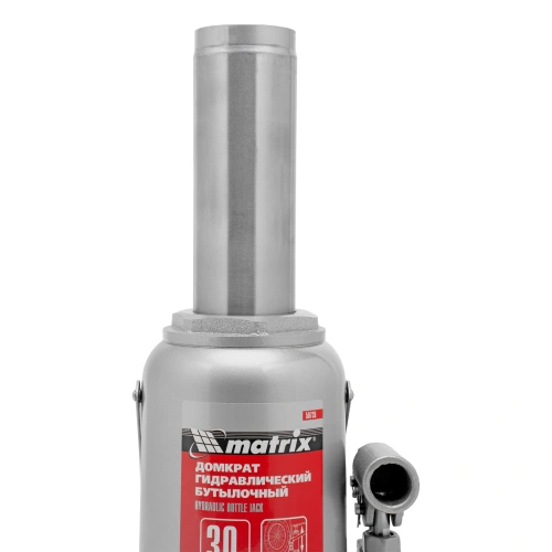 Домкрат гидравлический бутылочный, 30 т, высота подъема 260-415 мм Matrix по ценам производителя в Санкт-Петербурге с доставкой по всей России