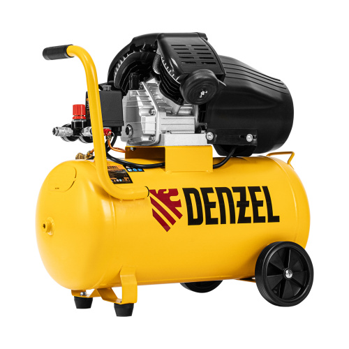 Компрессор воздушный прям. привод DCV1800/50, 1,8 кВт, 50 литров, 320 л/мин Denzel по ценам производителя в Санкт-Петербурге с доставкой по всей России