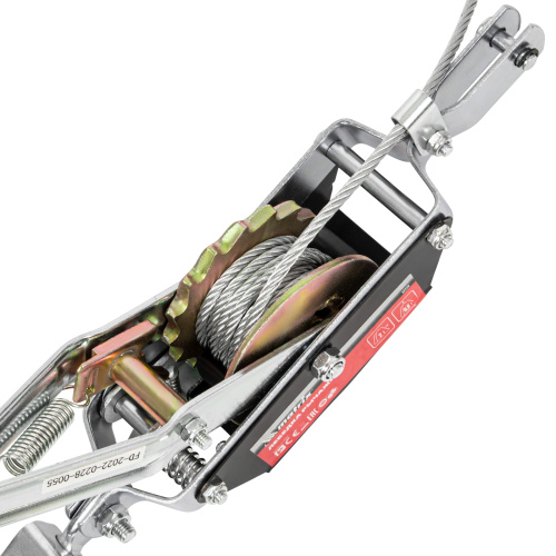 Лебедка рычажная, тяга 2 т, подъем 0.8 т, одинарное храповое колесо Matrix по ценам производителя в Санкт-Петербурге с доставкой по всей России