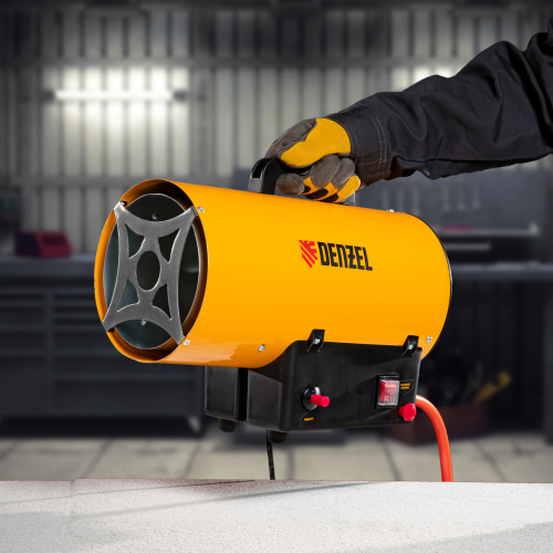 Газовая тепловая пушка GHG-15, 15 кВт, 500 м3/ч, пропан-бутан Denzel по ценам производителя в Санкт-Петербурге с доставкой по всей России
