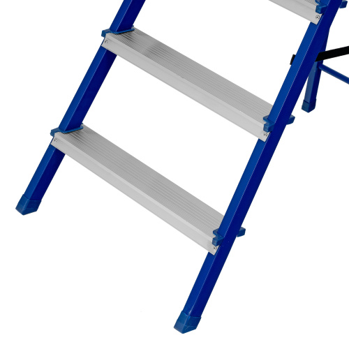 Стремянка, 8 ступеней, стальной профиль, алюминиевые ступени Сибртех купить в Москве с доставкой по всей России | ProtosMarket.ru