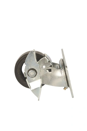 Колесо большегрузное поворотное SCdb 42 100 мм обрезиненное с тормозом (N) по ценам производителя в Санкт-Петербурге с доставкой по всей России