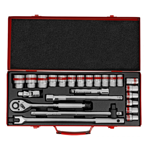 Набор торцевых головок с трещоткой 1/2", 24 предмета Matrix купить в Москве с доставкой по всей России | ProtosMarket.ru
