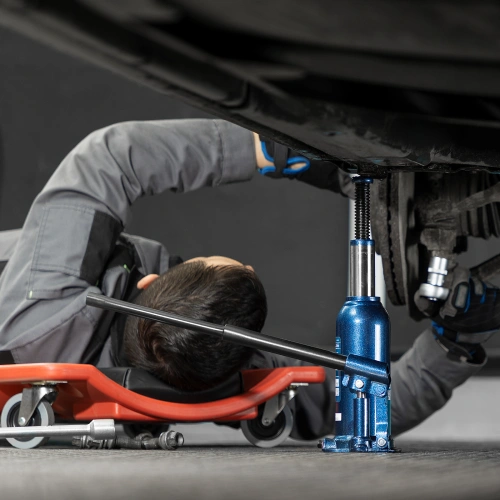 Домкрат гидравлический бутылочный, 5 т, h подъема 207-404 мм, в пластиковом кейсе Stels по ценам производителя в Санкт-Петербурге с доставкой по всей России