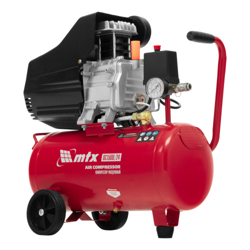 Компрессор воздушный DC1500L/24, 1,5 кВт, 24 л, 210 л/мин MTX по ценам производителя в Санкт-Петербурге с доставкой по всей России