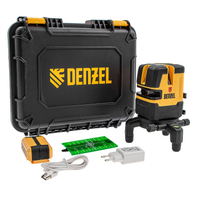 Лазерный уровень LX 06 Green, 30 м, 520 нм, аккумулятор Li 5200 mAh, резьба 5/8" Denzel купить в Москве с доставкой по всей России | ProtosMarket.ru