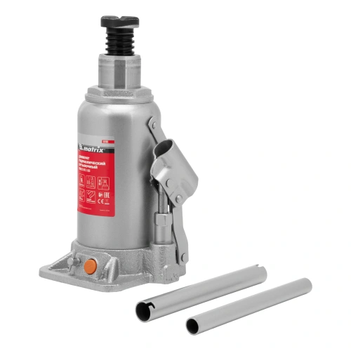 Домкрат гидравлический бутылочный, 16 т, h подъема 230-460 мм Matrix по ценам производителя в Санкт-Петербурге с доставкой по всей России
