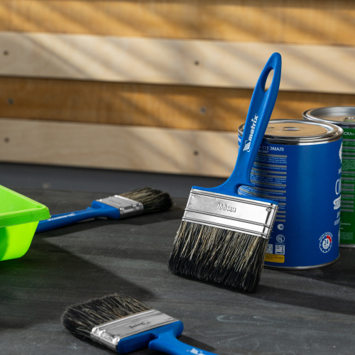 Кисть флейцевая "Водные краски" Color Line 100 x 12 мм Matrix купить в Москве с доставкой по всей России | ProtosMarket.ru