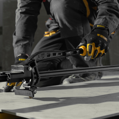 Плиткорез рельсовый 1000х16мм, каретка на подш., стальная станина, усил. рукоятка-пенал Denzel по ценам производителя в Санкт-Петербурге с доставкой по всей России