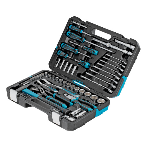 Набор инструментов, 1/4", 1/2", CrV, 120 зубьев, 76 предметов Gross купить в Москве с доставкой по всей России | ProtosMarket.ru