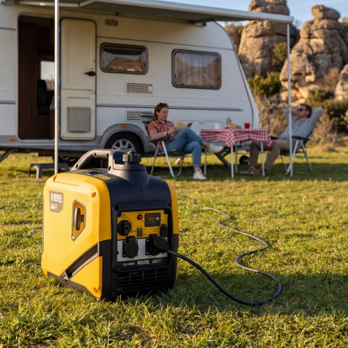 Генератор инверторный GS-3000iS, 3,0 кВт, 230 В, закрытый корпус, ручной старт DENZEL по ценам производителя в Санкт-Петербурге с доставкой по всей России