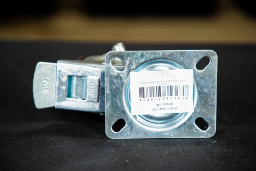 Колесо поворотное резина SRCLb 55 125 мм с тормозом (N) купить в Москве с доставкой по всей России | ProtosMarket.ru