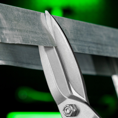 Ножницы по металлу, удлиненные, 285 мм, пряморежущие, двухкомпонентные обрезиненные рукоятки Сибртех купить в Москве с доставкой по всей России | ProtosMarket.ru