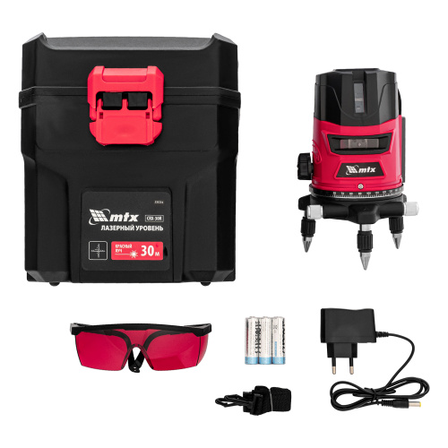 Лазерный уровень CRL-30R, 30 м, красный луч, батарейки, резьба 5/8" MTX по ценам производителя в Санкт-Петербурге с доставкой по всей России