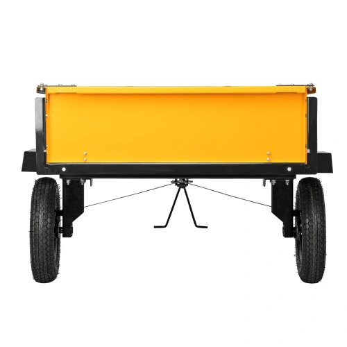 Прицеп для мотоблока TT-500, оцинк., груз. 500 кг, рег. сцепка, колеса 4.00-10, в упаковке Denzel по ценам производителя в Санкт-Петербурге с доставкой по всей России