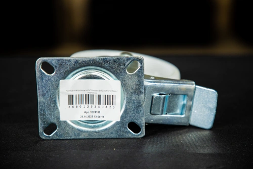 Колесо поворотное полипропилен SRCnb 55 125 мм с тормозом (N) по ценам производителя в Санкт-Петербурге с доставкой по всей России