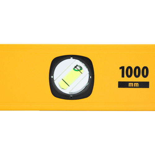 Уровень алюминиевый, магнит, фрезерованный, 3 глазка (1 зеркал.) 0,5 мм/м, 1000 мм Denzel купить в Москве с доставкой по всей России | ProtosMarket.ru