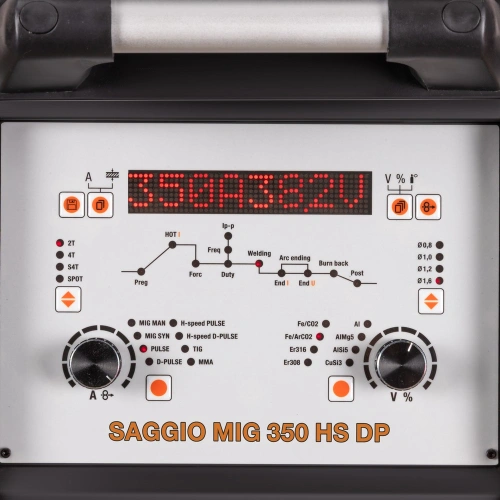 Сварочный полуавтомат SAGGIO MIG 350 HS DP купить в Москве с доставкой по всей России | ProtosMarket.ru