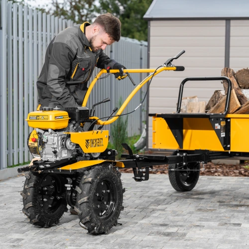 Мотоблок DPT-270S, 7 л.с., ремен.сцеп, фрез 3х4, ШОМ, передачи 2В/1Н Denzel по ценам производителя в Санкт-Петербурге с доставкой по всей России