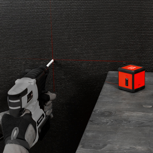 Лазерный уровень XQB RED Basic SET, 10 м, красный луч, батарейки, резьба 1/4" MTX купить в Москве с доставкой по всей России | ProtosMarket.ru