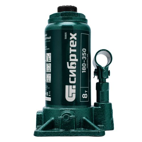 Домкрат гидравлический бутылочный, 8 т, 180-350 мм Сибртех купить в Москве с доставкой по всей России | ProtosMarket.ru